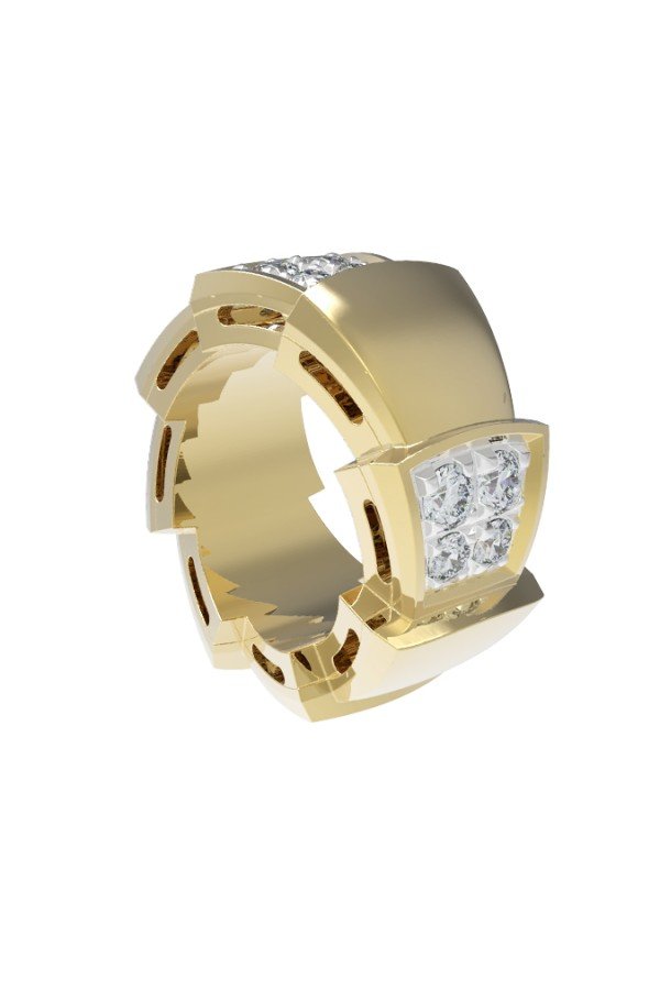 Подвеска из лимонного золота c бриллиантами