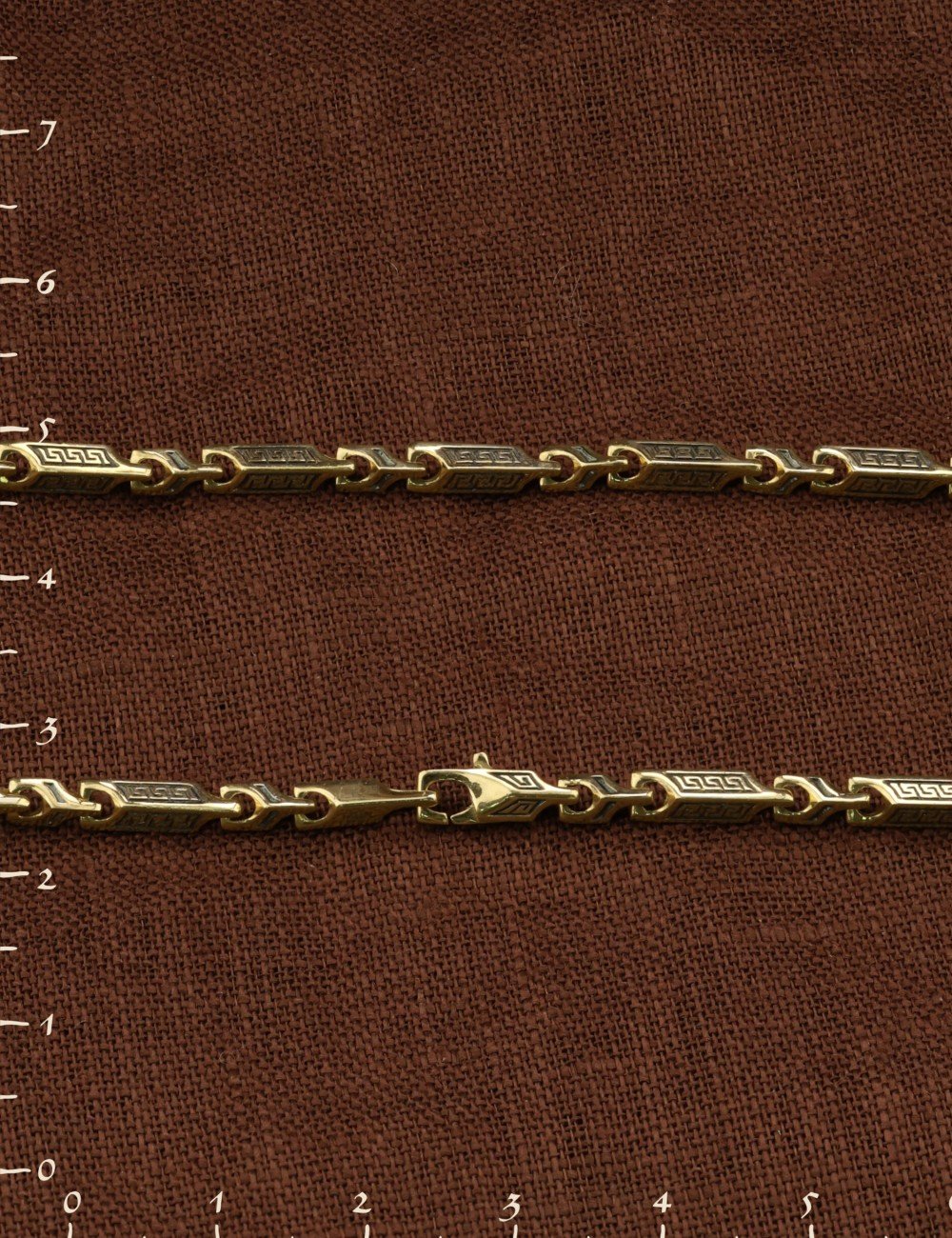 Цепь из лимонного золота