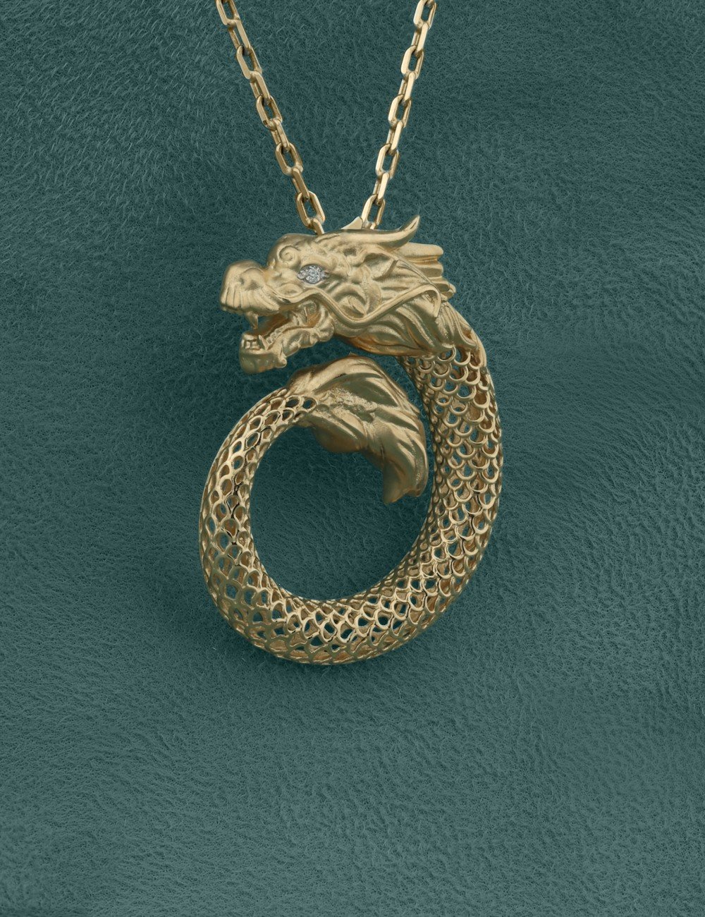 Подвеска из золота c бриллиантами