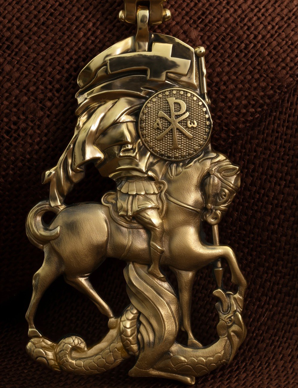 Образок из лимонного золота