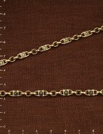 Цепь из лимонного золота c эмалью