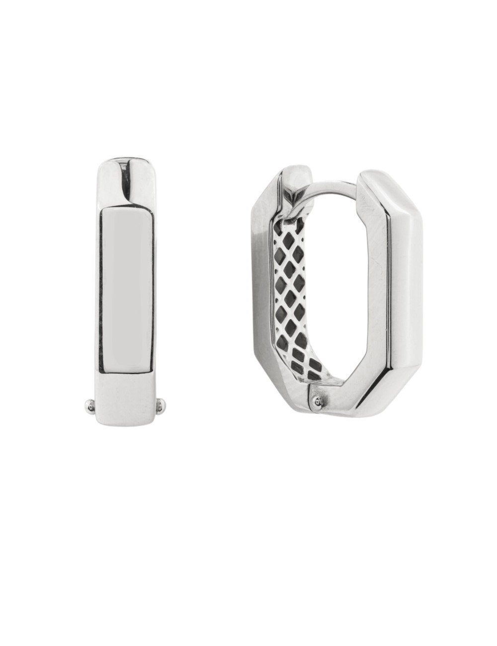 Серьги из белого золота