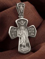 Крест из белого золота