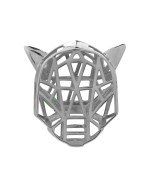 Подвеска из белого золота c изумрудом