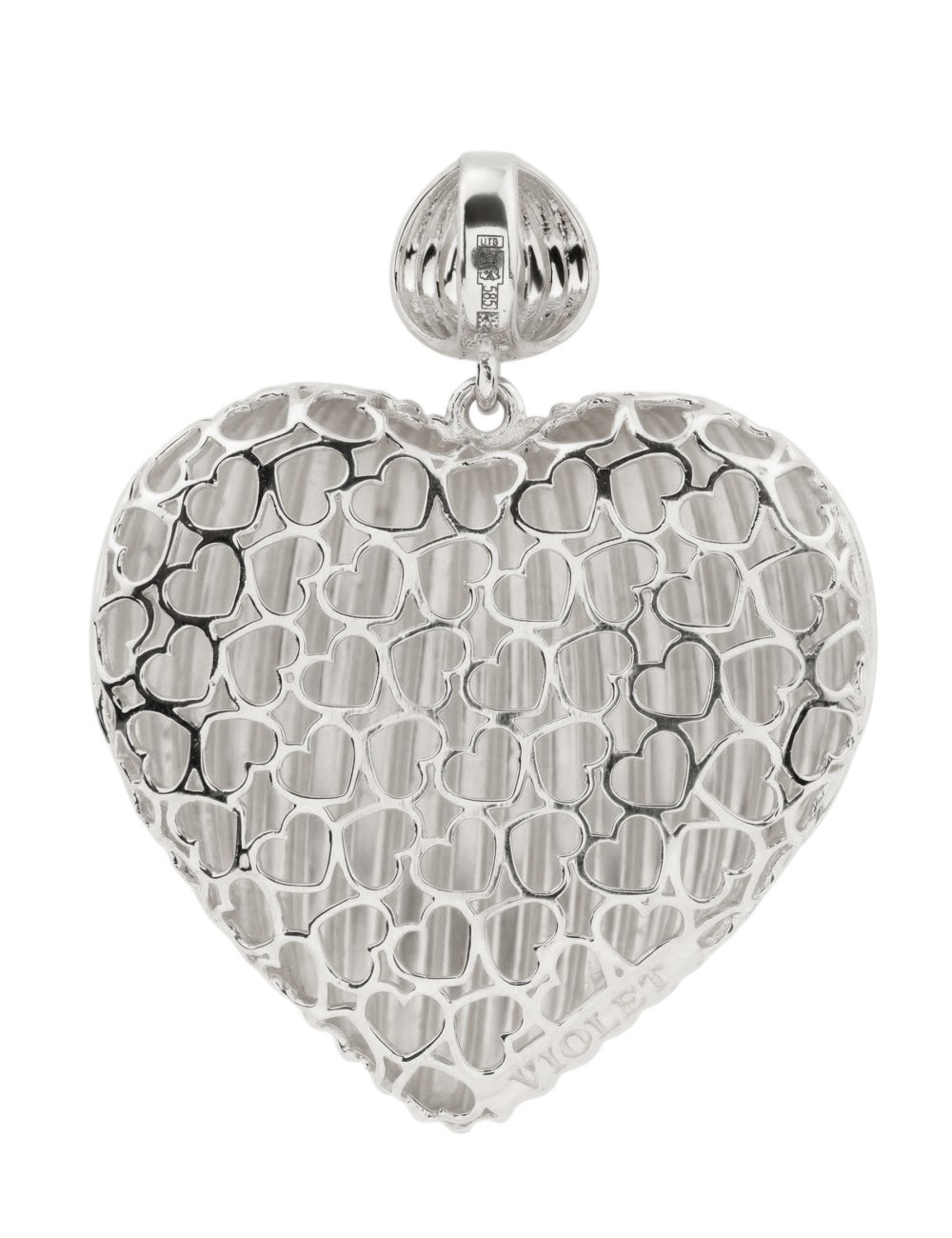 Подвеска из белого золота