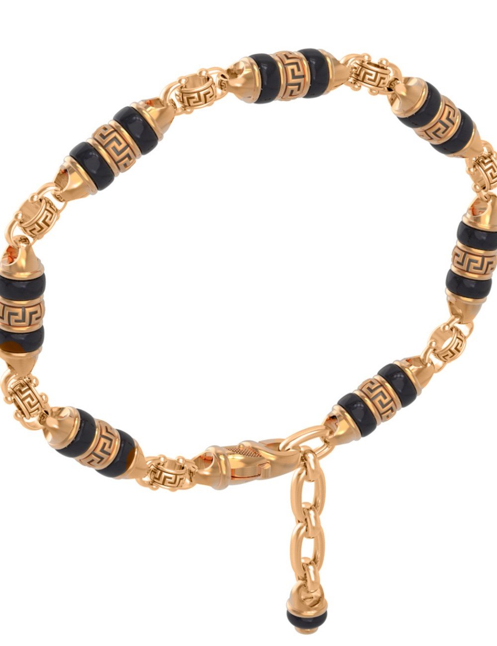 Браслет из золота c ониксом