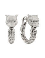 Серьги из белого золота c бриллиантами