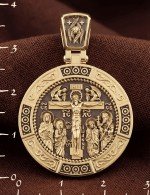 Образок из лимонного золота