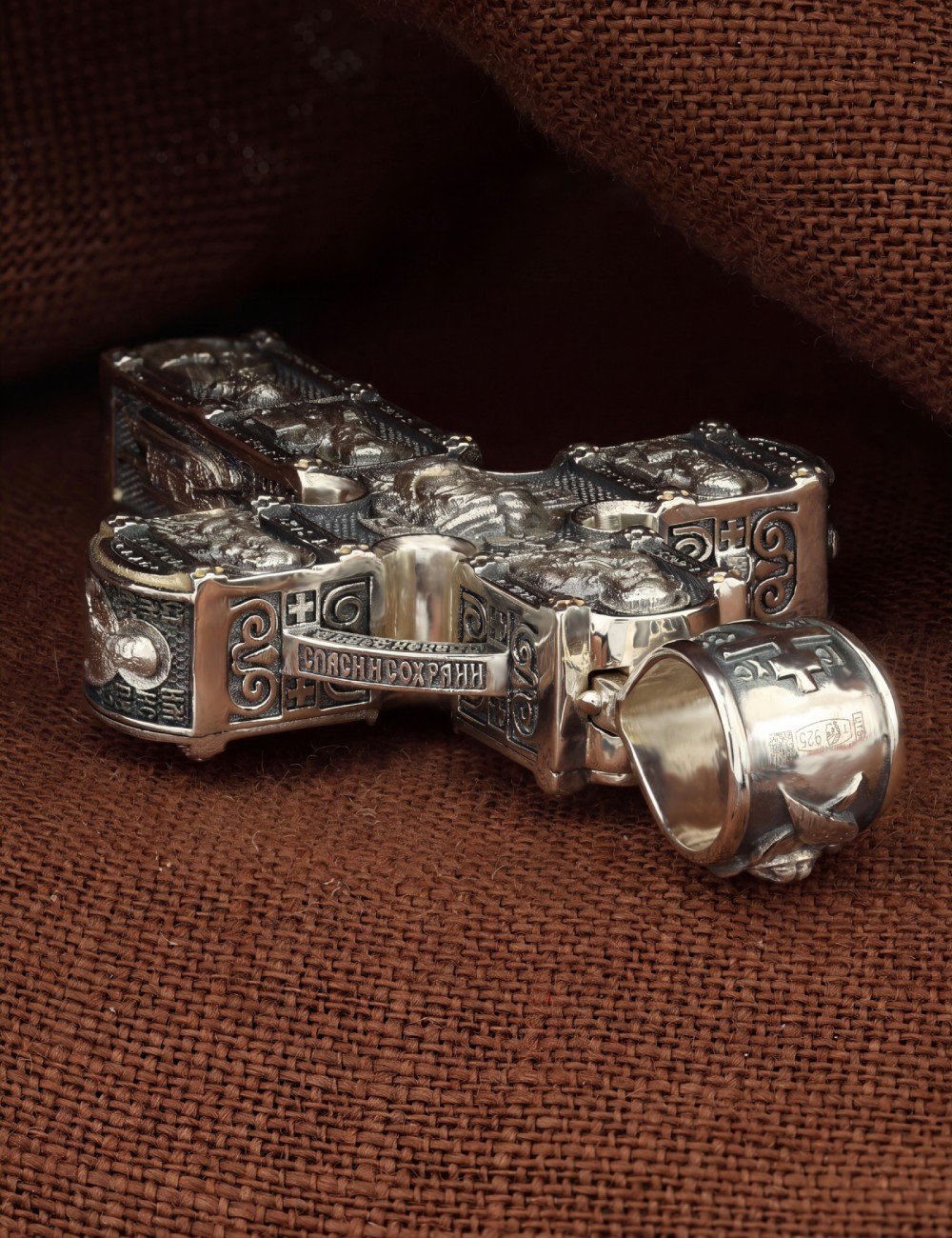 Крест из серебра 925 пробы