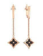 Серьги из золота c ониксом