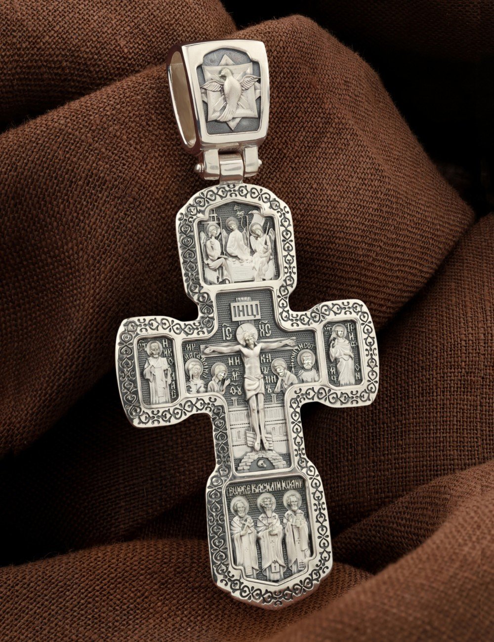 Крест из серебра 925 пробы