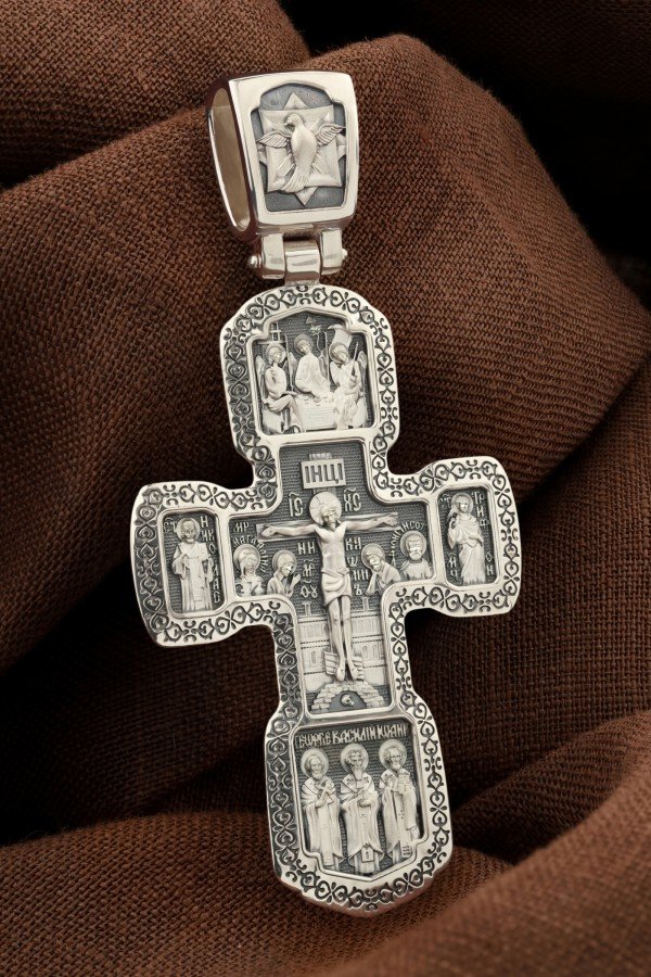 Крест из серебра 925 пробы