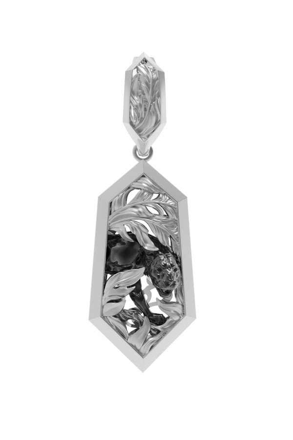 Подвеска из белого золота