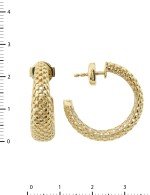 Серьги из лимонного золота