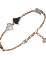 Браслет из золота c бриллиантами и ониксом