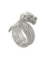 Кольцо из белого золота c бриллиантами