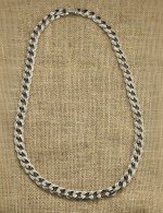 Цепь из серебра c рубином