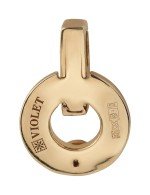 Подвеска из золота c бриллиантами и ониксом