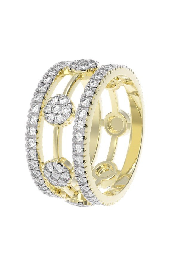 Подвеска из лимонного золота c бриллиантами