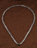 Цепь из белого золота