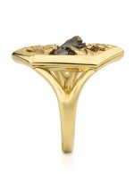 Кольцо из лимонного золота