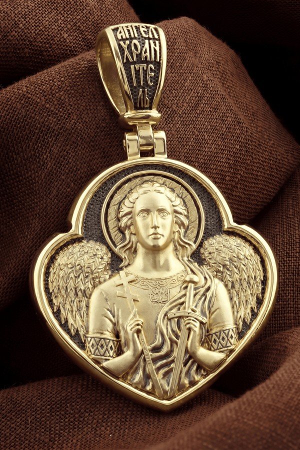 Образок из лимонного золота