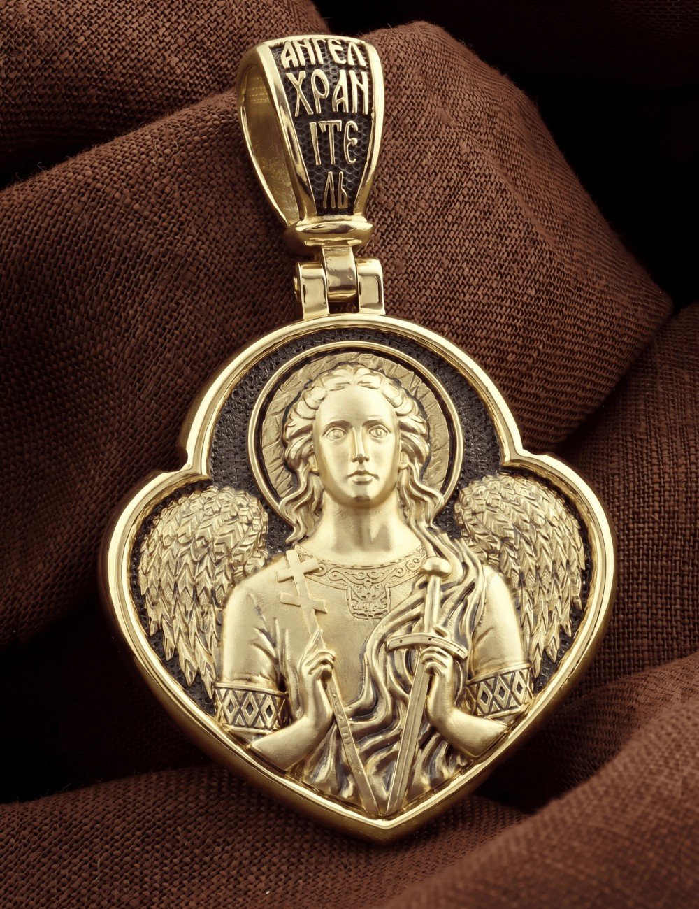 Образок из лимонного золота