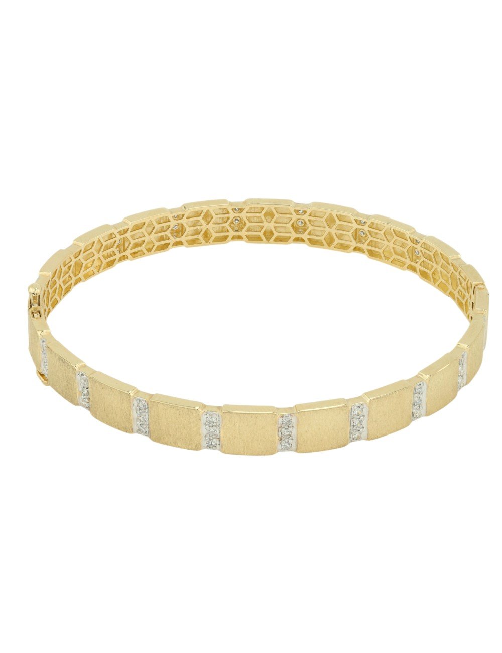 Браслет из лимонного золота c бриллиантами