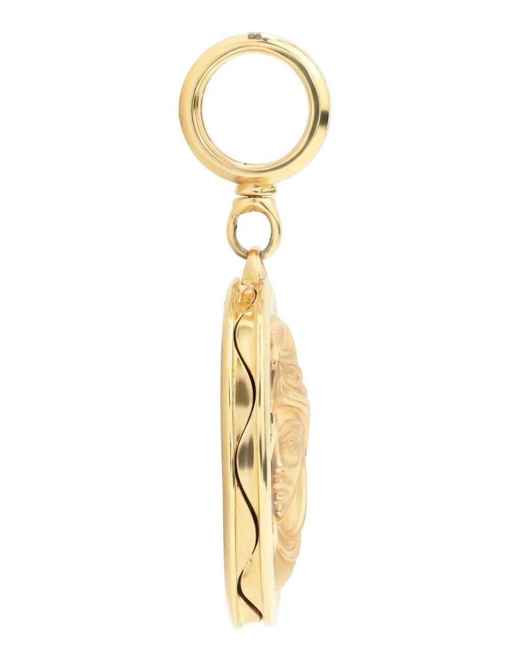 Подвеска из лимонного золота c ониксом