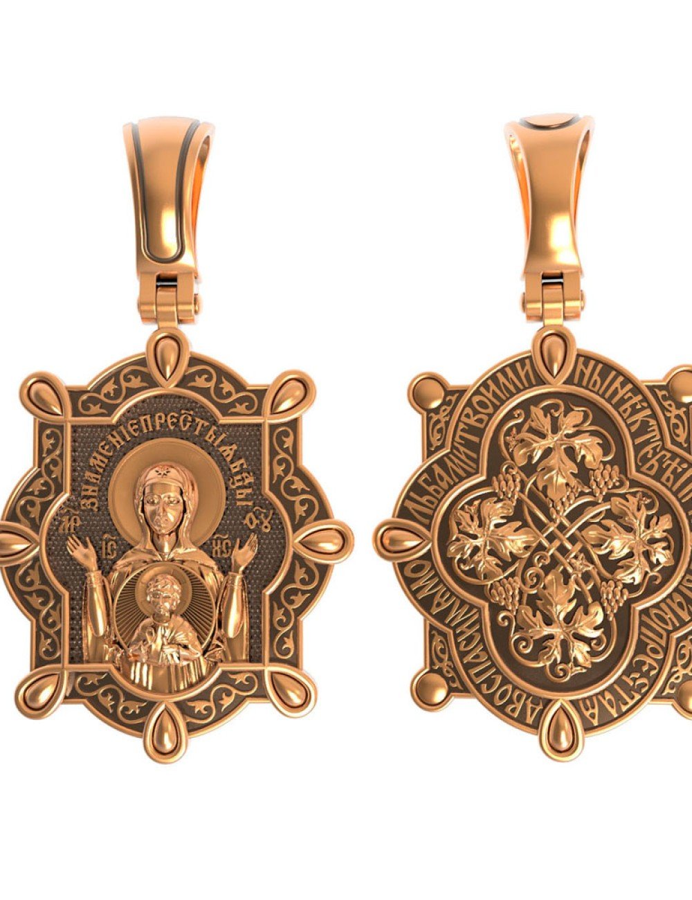 Образок из золота