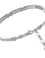 Браслет из белого золота c бриллиантами