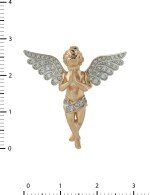 Подвеска из золота c фианитом