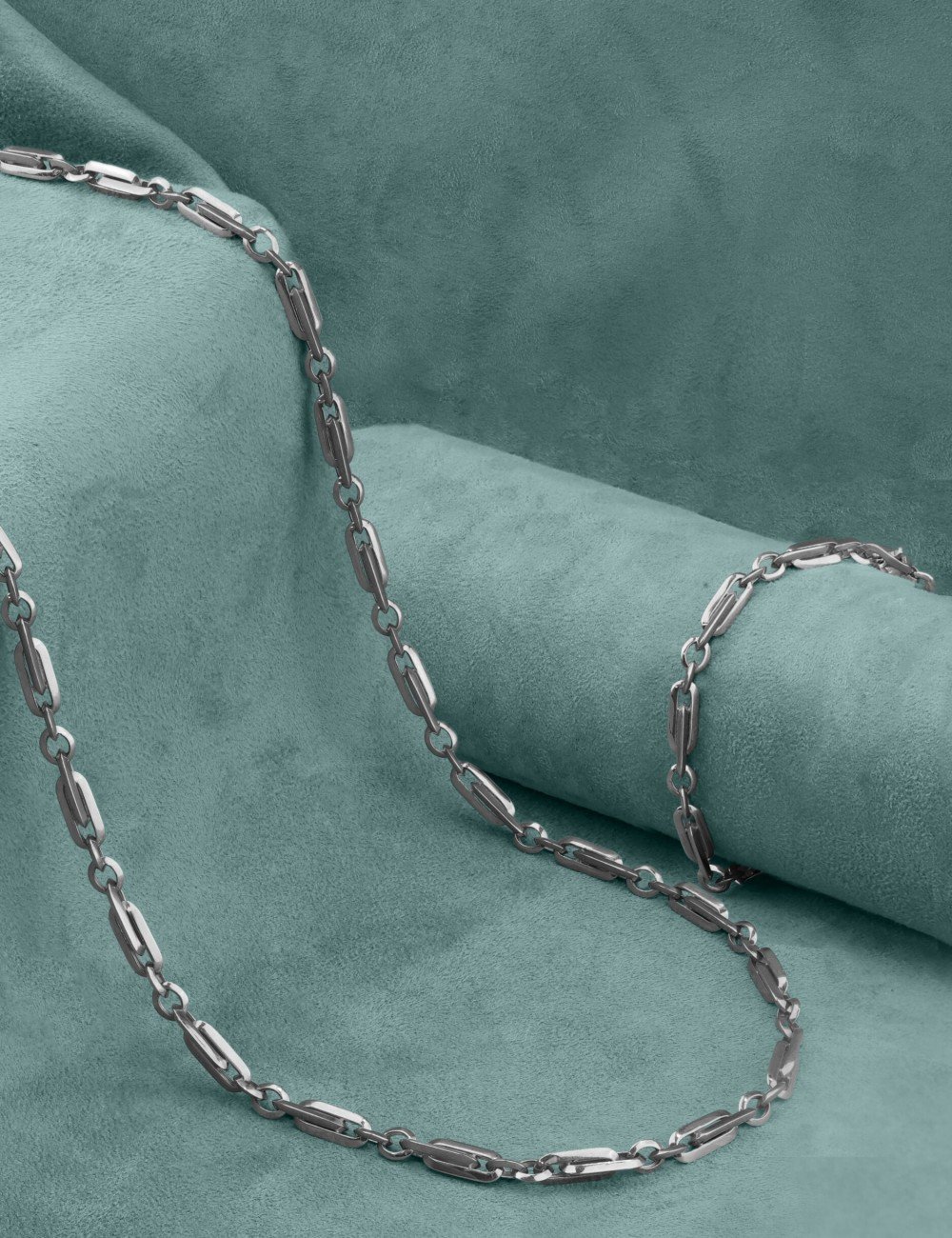 Цепь из белого золота