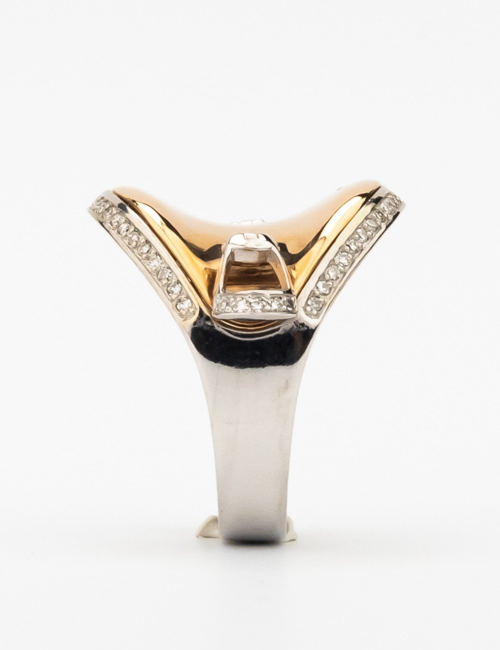 Кольцо из белого золота c бриллиантами