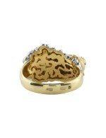 Кольцо из лимонного золота c жемчугом