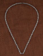 Цепь из белого золота