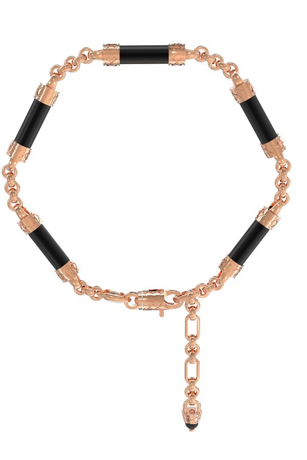 Браслет из золота c ониксом