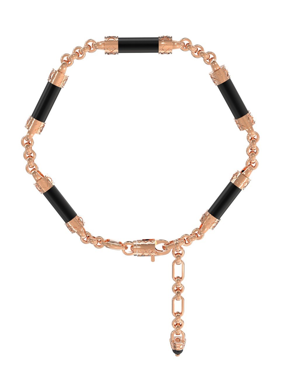 Браслет из золота c ониксом