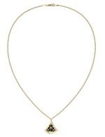 Колье из лимонного золота c ониксом