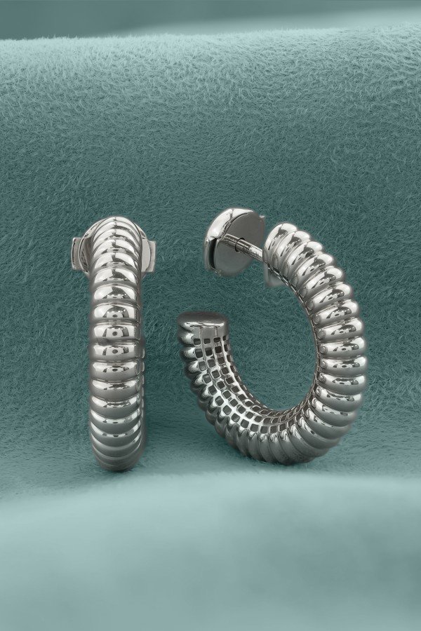 Серьги из белого золота