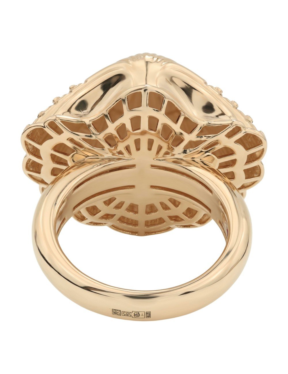 Кольцо из золота c рубином