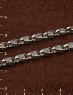 Цепь из белого золота