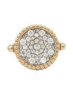 Кольцо из лимонного золота c бриллиантами