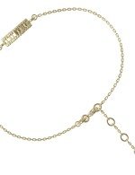 Браслет из лимонного золота c перламутром