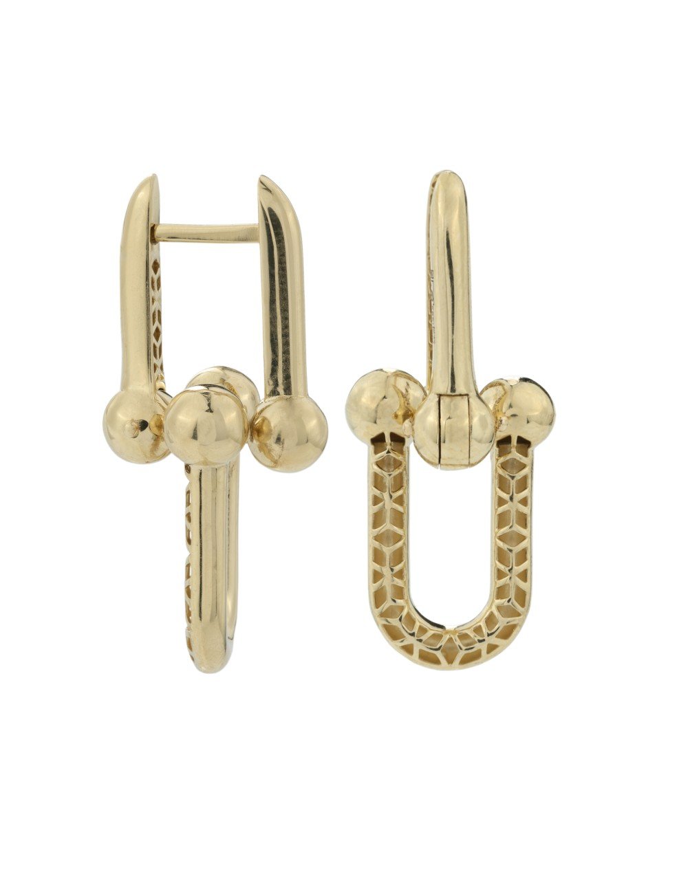 Серьги из лимонного золота