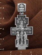 Крест из белого золота