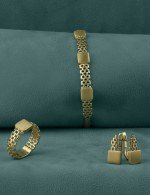 Кольцо из лимонного золота