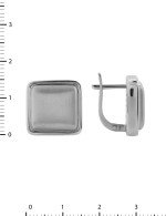 Серьги из белого золота