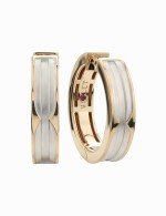 Серьги из золота c рубином