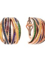 Серьги из золота c фианитом